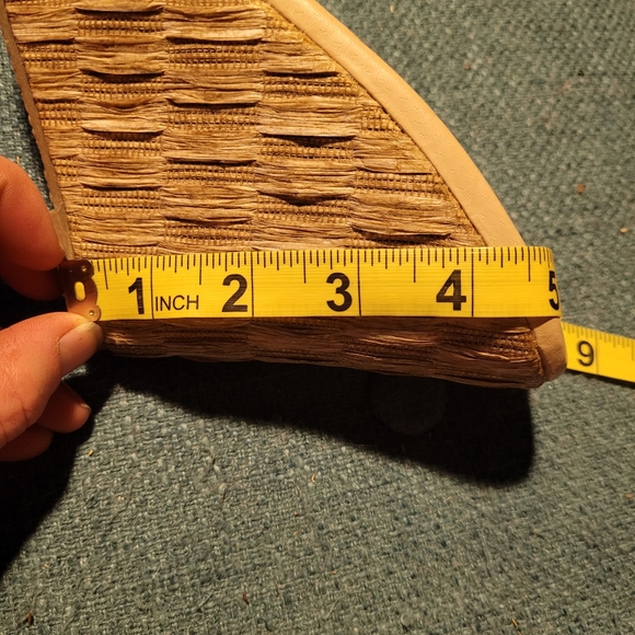 Brown wedge platform sandal high heel - Picture 7 of 9